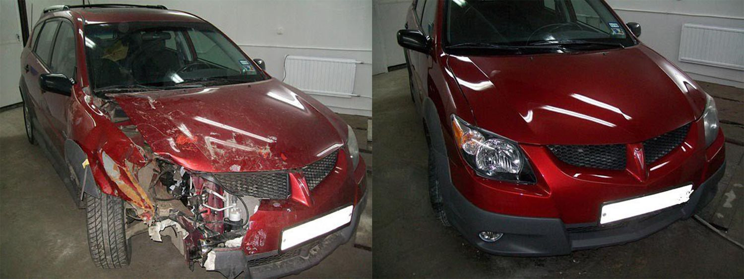 Покраска авто фото до и после